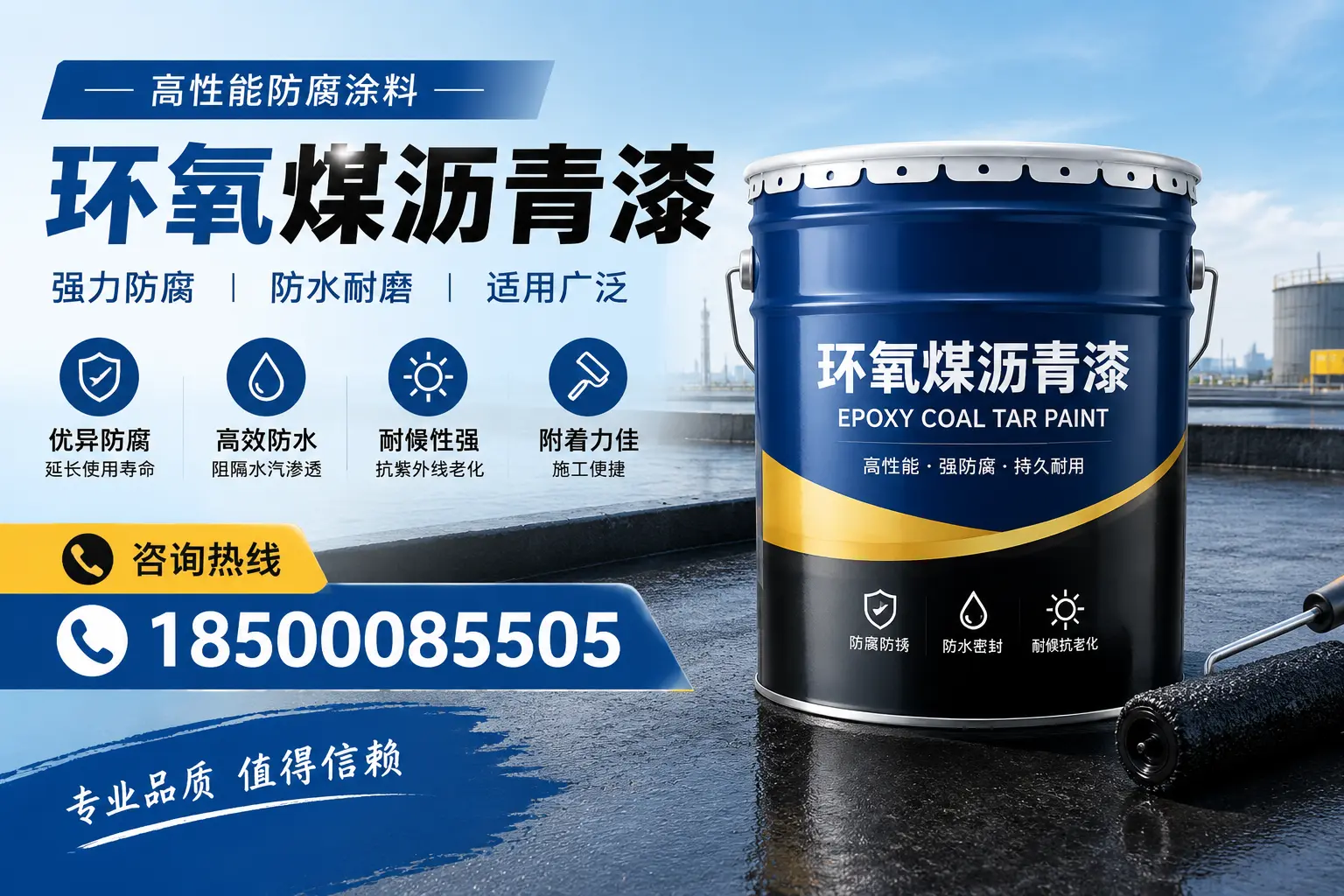 环氧煤沥青漆的主要成分与功能，通化用户深度了解